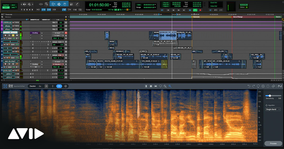 iZotope RX Spectral Editor ARA 2 サポート