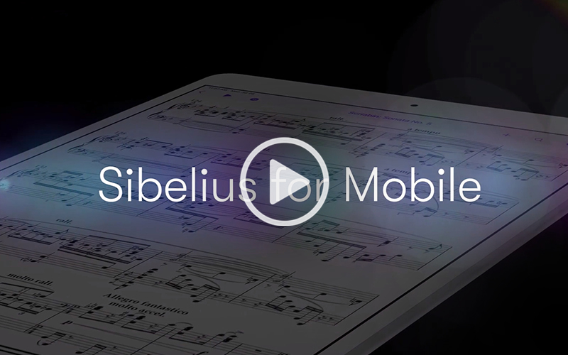 Apresentando o Sibelius para Mobile