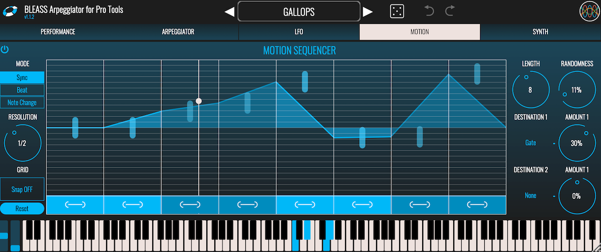 BLEASS Arpeggiator Motion Sequencer